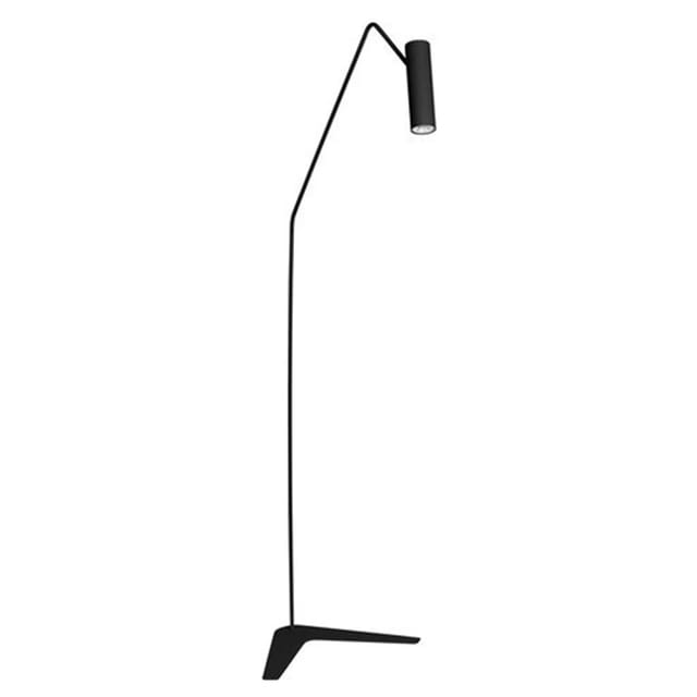 Licht-Erlebnisse Stehlampe Schwarz Metall 160 GU10 Schwenkbar