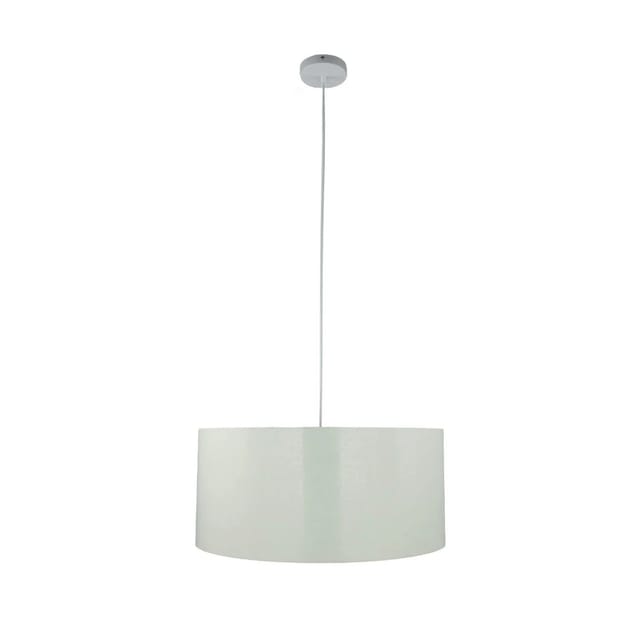 EASYLIGHT Hängelampe Rund Ø 55 cm Stoff Velours Optik In Creme Gold E27
