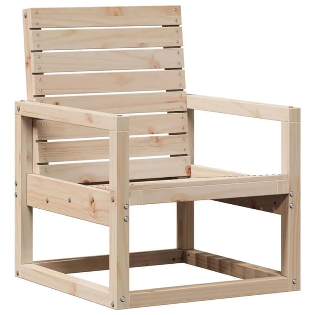 vidaXL Gartenstuhl 57,5x63x76 cm Massivholz Kiefer 832547