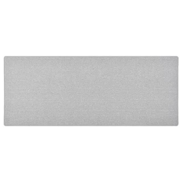 vidaXL Teppichläufer Hellgrau 80x200 cm 326994