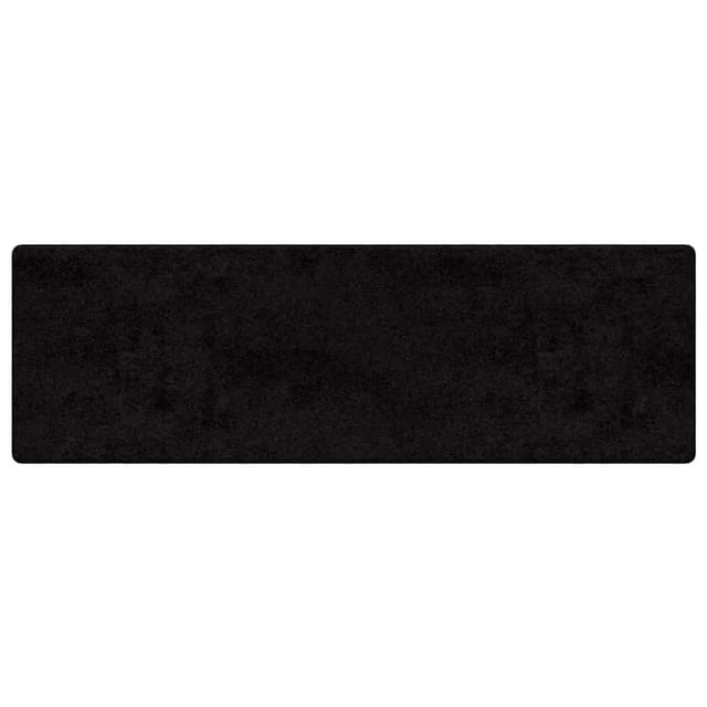 vidaXL Teppichläufer Schwarz 100 x 300 cm 100% Polypropylen Tuft 42011414