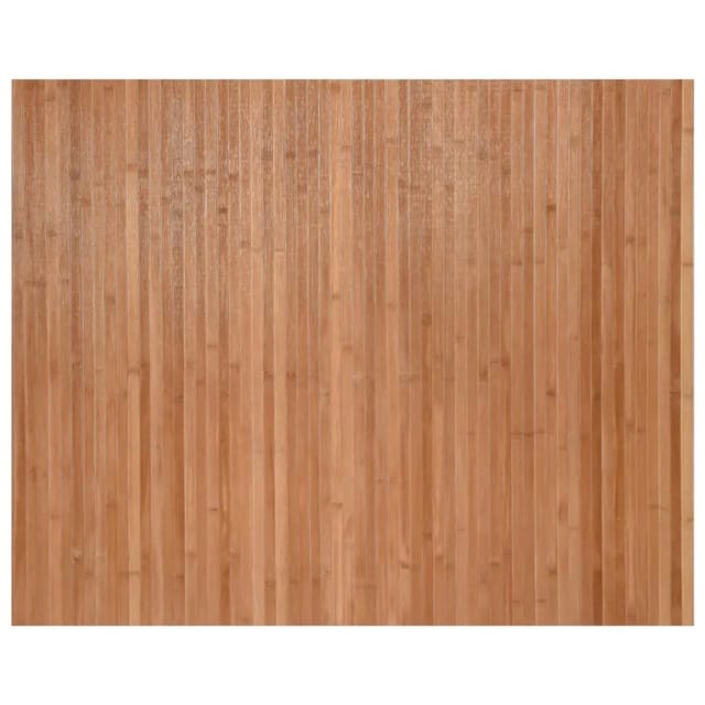 vidaXL Teppich Rechteckig Natur 80x100 cm Bambus 376769