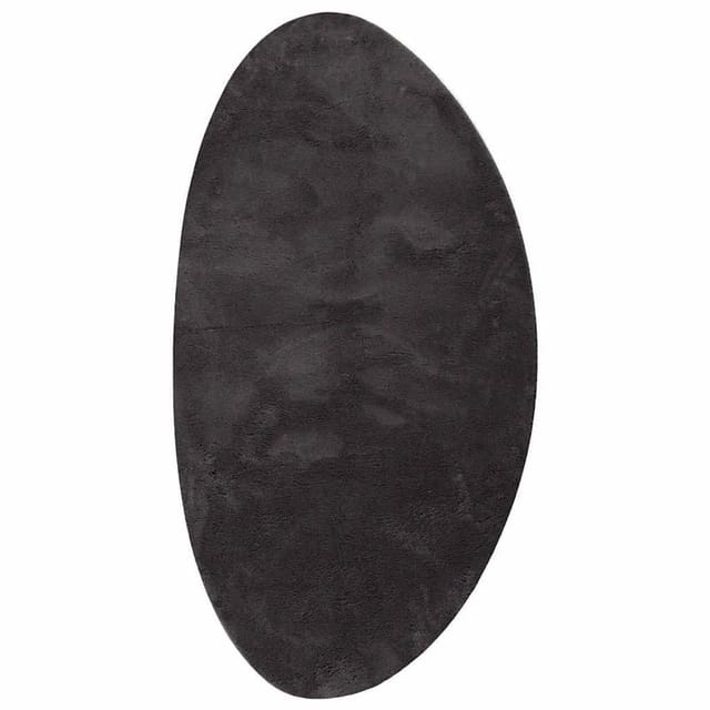 vidaXL Teppich HUARTE Anthrazit 100 x 200 cm Polyester 4103657