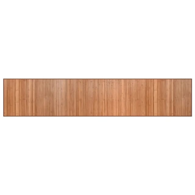 vidaXL Teppich Rechteckig Natur 60x300 cm Bambus 376841