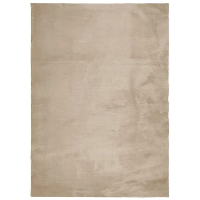 vidaXL Teppich HUARTE Kurzflor Weich und Waschbar Sandfarben 240x340cm 375064