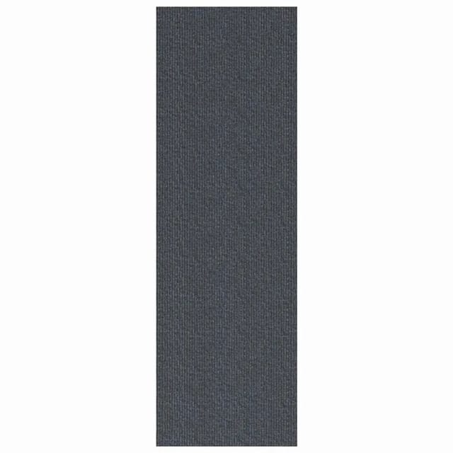 vidaXL Teppichläufer Grau 80 x 250 cm Stoff 42011417