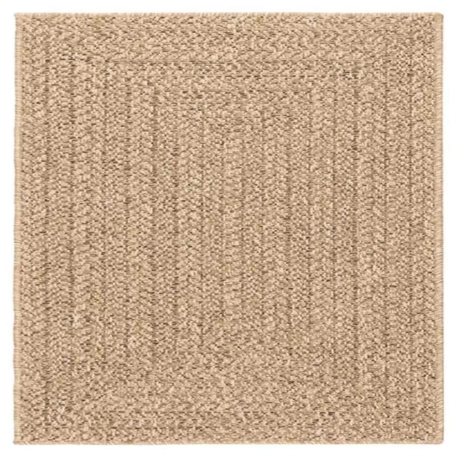 vidaXL Teppich ZIZUR 240x240 cm Jute-Optik Indoor und Outdoor 4006156