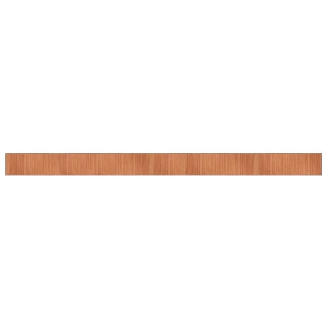 vidaXL Teppich Rechteckig Braun 70x1000 cm Bambus 376896