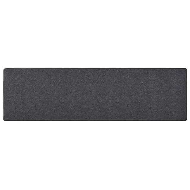 vidaXL Teppichläufer Anthrazit 80x300 cm 326966