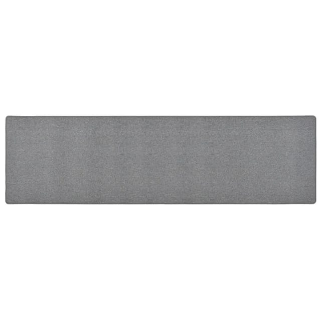 vidaXL Teppichläufer Dunkelgrau 50x200 cm 326970