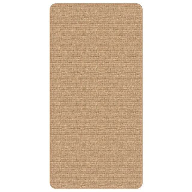 vidaXL Teppich Jute mit Latexrücken 80x160 cm Natur 245284