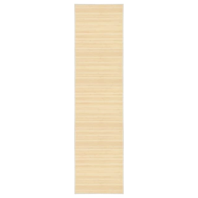 vidaXL Teppich Bambus 80x300 cm Natur 247199