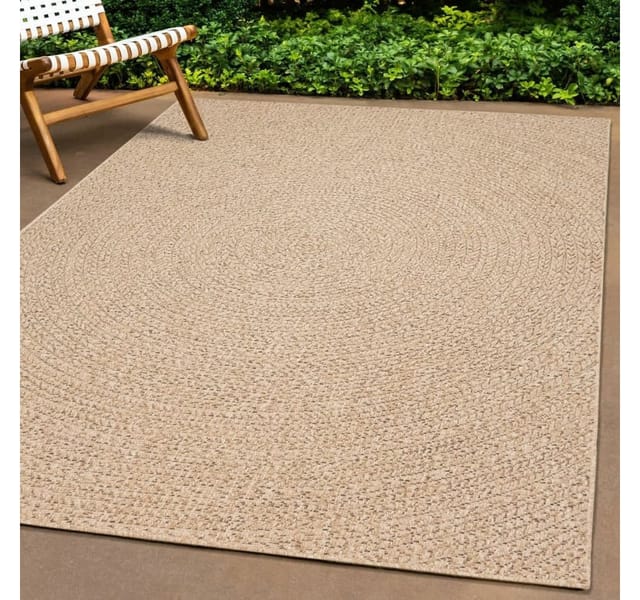 vidaXL Teppich ZIZUR 60x110 cm Jute-Optik Indoor und Outdoor 4006158