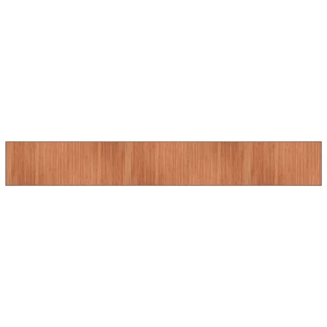 vidaXL Teppich Rechteckig Braun 70x500 cm Bambus 376890