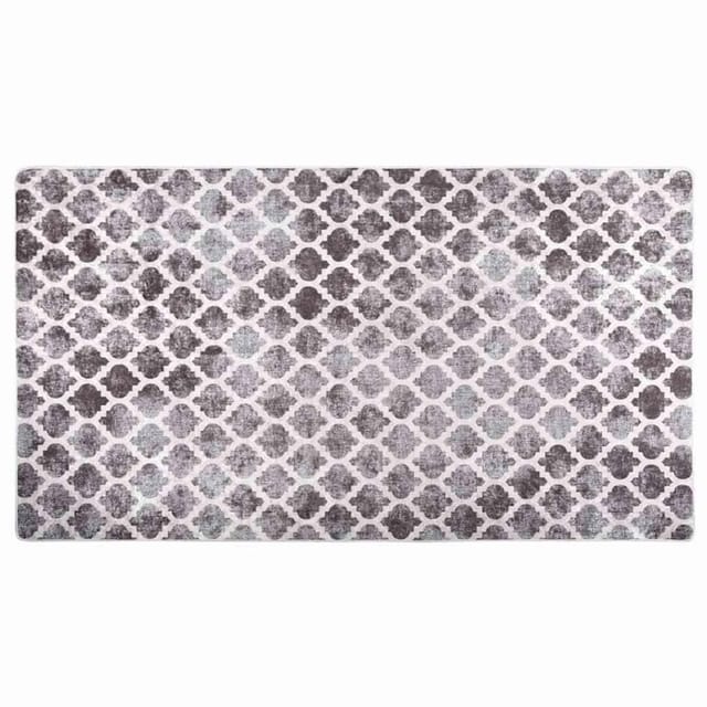 vidaXL Teppich Waschbar 190x300 cm Mehrfarbig Rutschfest 337980