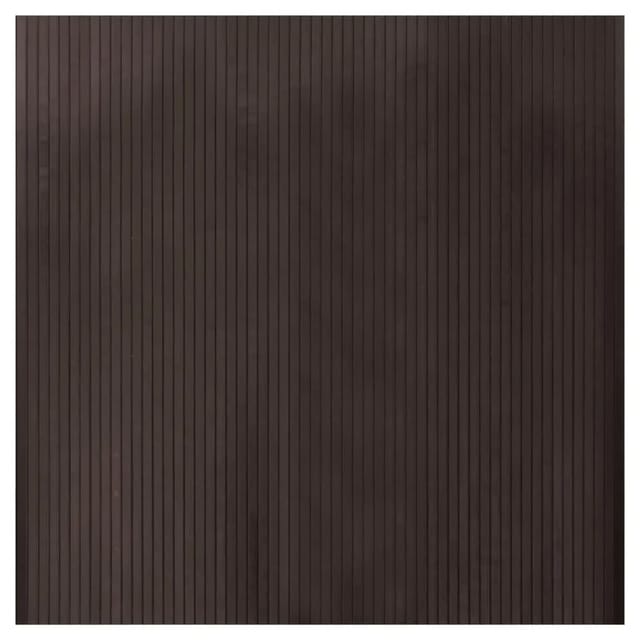 vidaXL Teppich Rechteckig Dunkelbraun 100x100 cm Bambus 376803