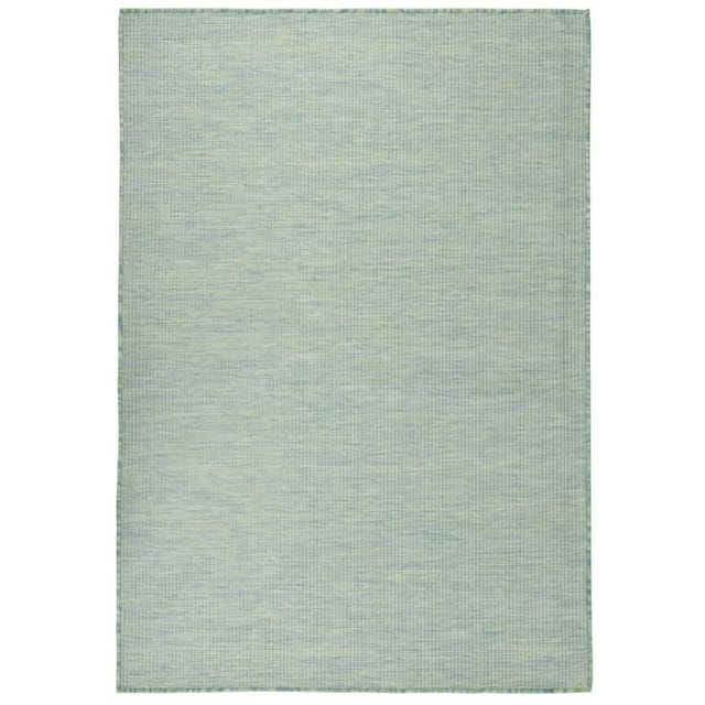 vidaXL Outdoor-Teppich Flachgewebe 160x230 cm Türkis 340804
