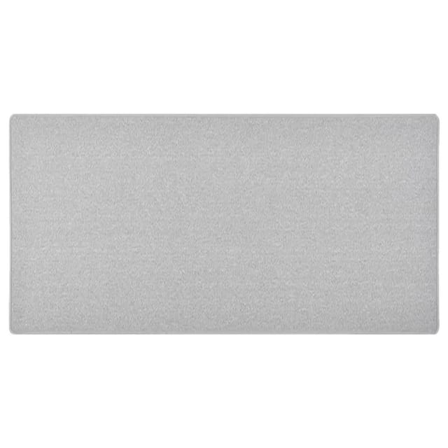 vidaXL Teppichläufer Hellgrau 80x150 cm 326993