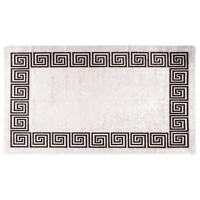 vidaXL Teppich Waschbar 190x300 cm Hellbeige Rutschfest 337950