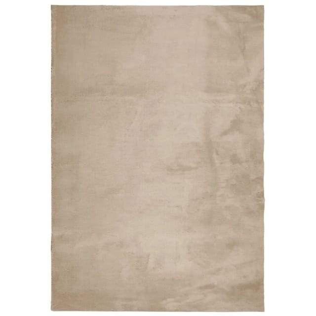 vidaXL Teppich HUARTE Kurzflor Weich und Waschbar Sandfarben 160x230cm 375060