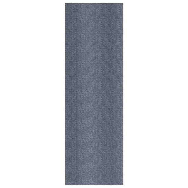 vidaXL Teppichläufer Hellgrau 80 x 200 cm Stoff 42011428