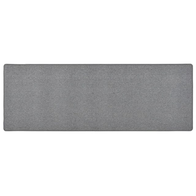 vidaXL Teppichläufer Dunkelgrau 50x150 cm 326969