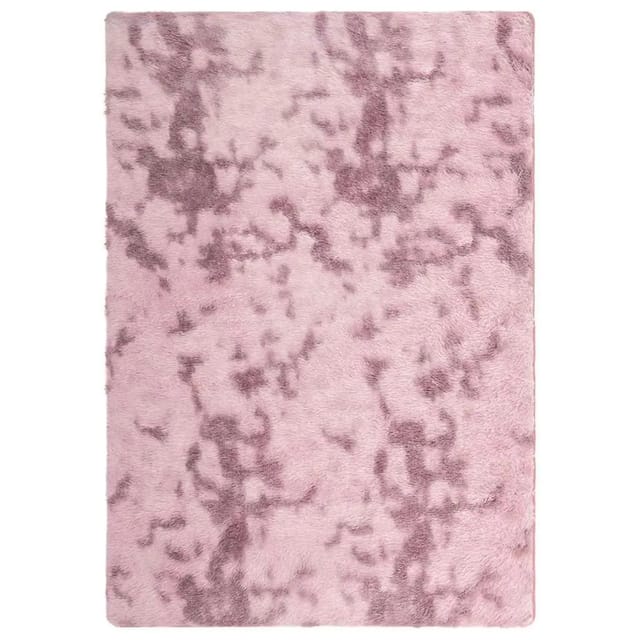 vidaXL Teppich Shaggy Hochflor NAVARRA Altrosa 160x230 cm Polyester 4102841
