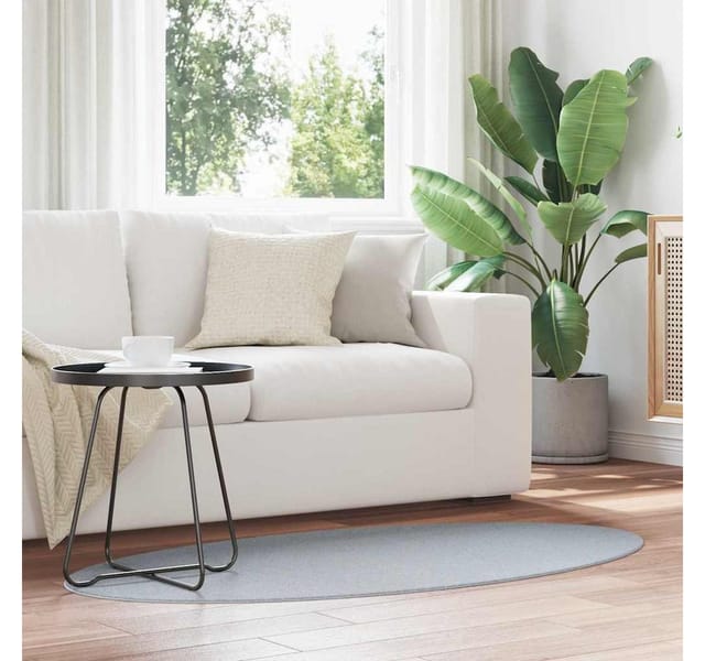 vidaXL Teppich HUARTE Grau 150 x 80 cm 100 %Polyester 4103635