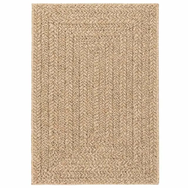 vidaXL Teppich 160x230 cm Jute-Optik Innen und Außen 364833