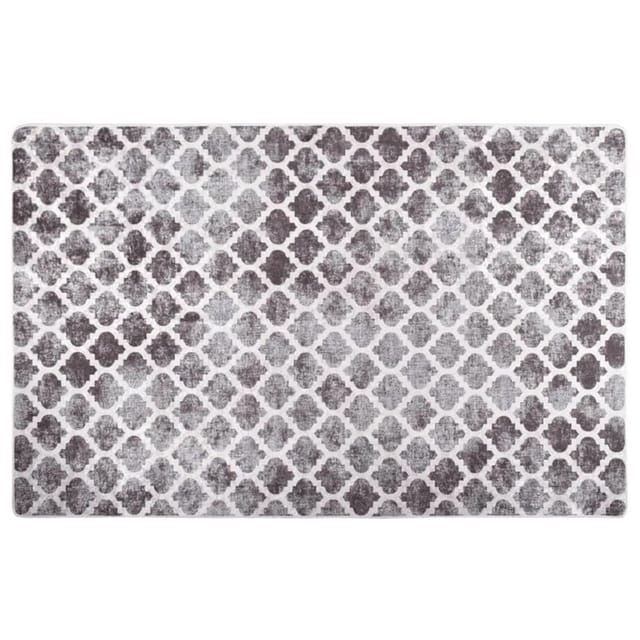 vidaXL Teppich Waschbar 160x230 cm Mehrfarbig Rutschfest 337979