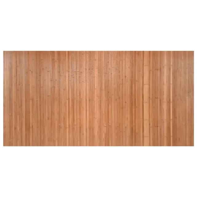 vidaXL Teppich Rechteckig Natur 100x200 cm Bambus 376805