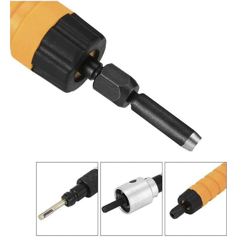 Elektrisches Holzschnitzset Mit Flexibler Welle – Meißel Und Hohlmeißel Für Oberfräsen – Manuelle Oder Motorisierte Gravur Für Amateure Und Profis