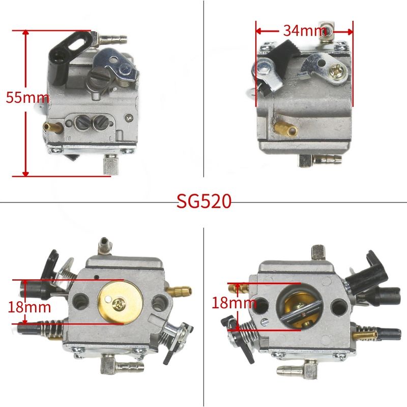Original Oleo Mac 947/952 Vergaser – Passend Für Gs520, Efco 147, 152 – Ideal Für Kettensägen