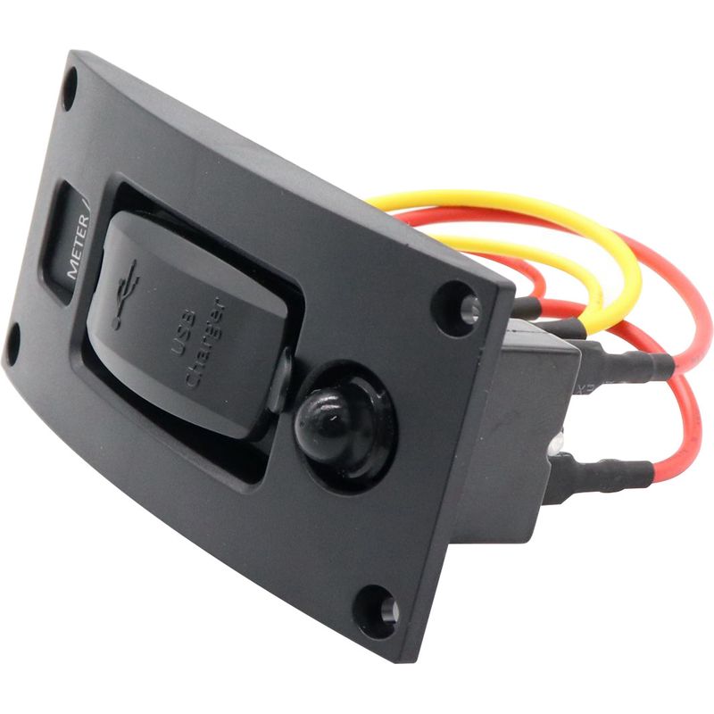 5v 3,4a Usb-panel Mit Wasserdichter Abdeckung – Überlastungsschutz – Für Yachten, Wohnmobile Oder Nutzfahrzeuge