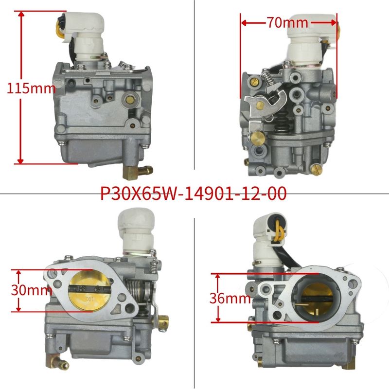 Yamaha 4-takt 65w Bootsvergaser 14901 – Für F20, F25 Außenbordmotoren (baujahre 2000, 2010, 2011, 2012) – Benzinmotor
