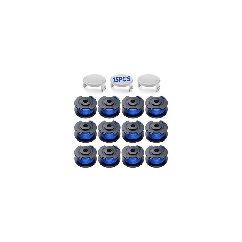 Komplettes Set Blauer Trimmerköpfe Für Ryobi Ac14rl3a – R12+3-version, Schlagfeste Nylonschnur – Für Anspruchsvolle Außeneinsätze