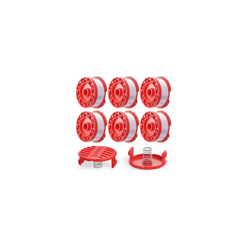 Rote Nylon-trimmerschnur Für Cmzst065 – B6+2+2 Spule Mit Roter Kappe – Passend Für Cmzst120sc, Für Einen Sauberen Grasschnitt