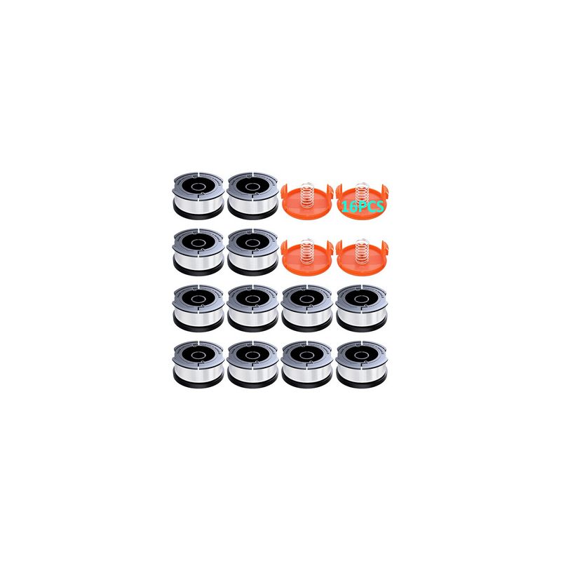 2 Hochleistungsspulen Von Black+decker – Automatischer Spulenkopf B12+4+4 – Ersetzt Af-100-3zp, Inklusive Schutzhülle Und Schnur