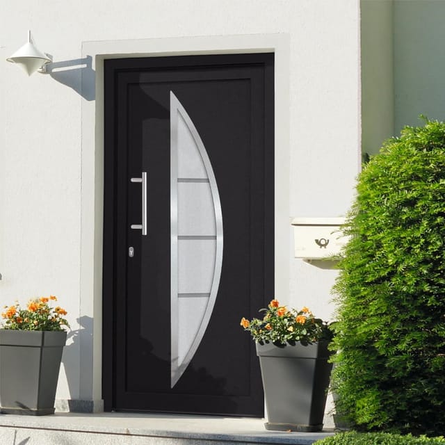 vidaXL Haustür Anthrazit 108x200 cm 279215