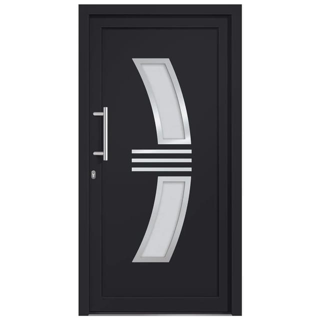 vidaXL Haustür Anthrazit 108x208 cm 3057574