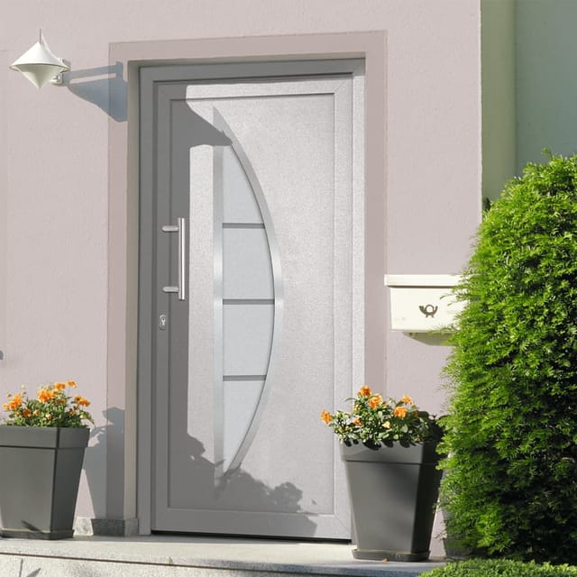 vidaXL Haustür Weiß 98x190 cm 279200
