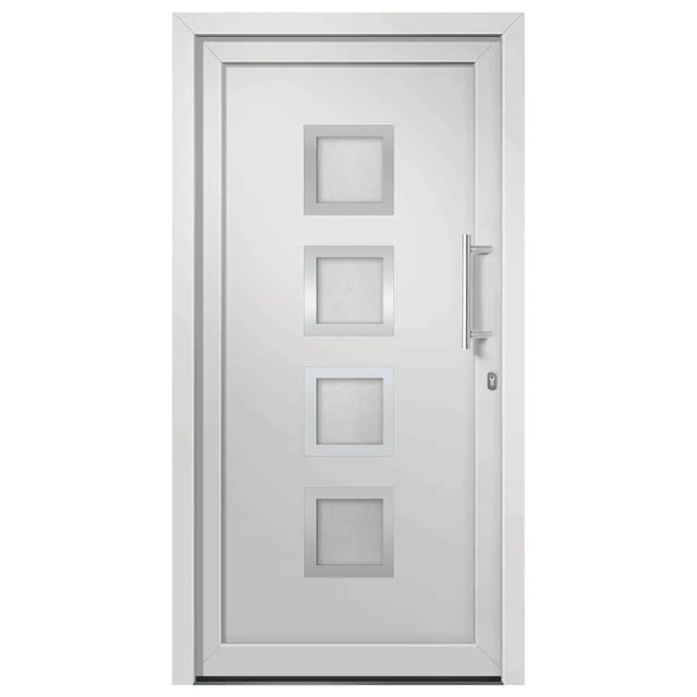 vidaXL Haustür Weiß 98x208 cm 279184