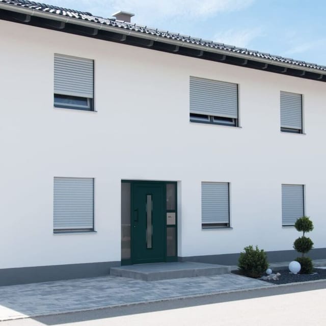 vidaXL Haustür Anthrazit 98x208 cm PVC 3157086