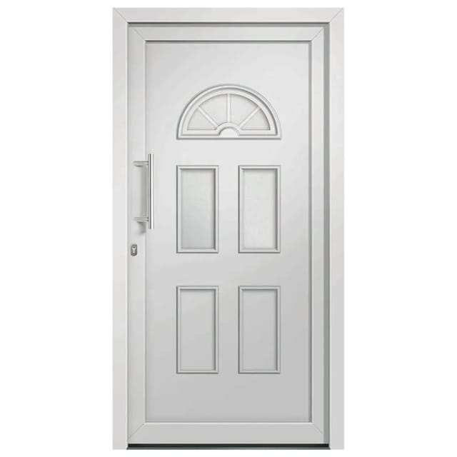 vidaXL Haustür Weiß 110x210 cm 279252