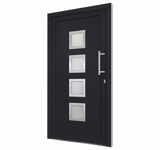 vidaXL Haustür Anthrazit 98x190 cm 279194
