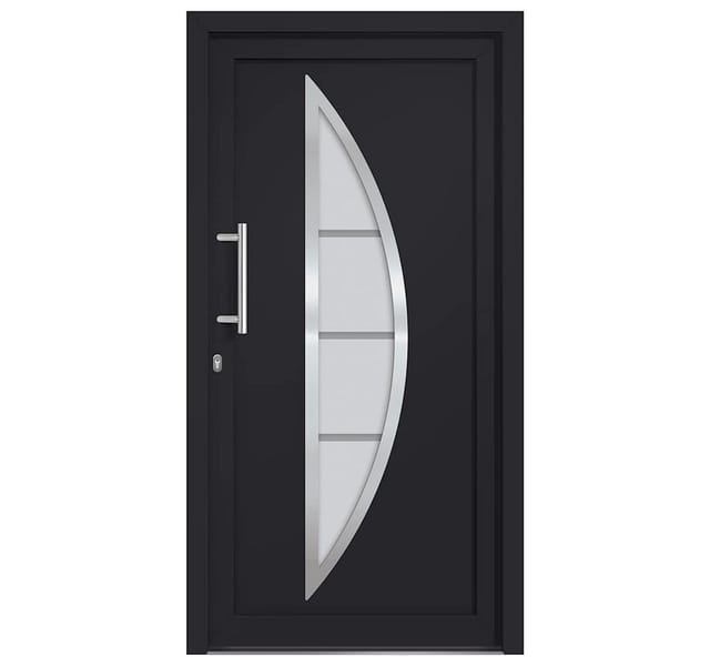 vidaXL Haustür Anthrazit 98x208 cm 279214