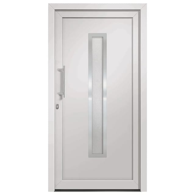 vidaXL Haustür Weiß 98x208 cm 279226