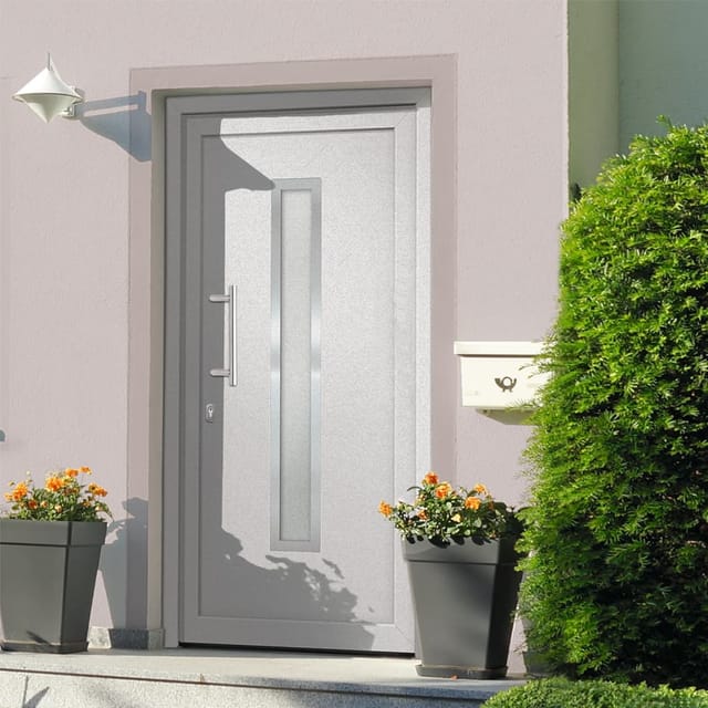 vidaXL Haustür Weiß 98x200 cm 279225