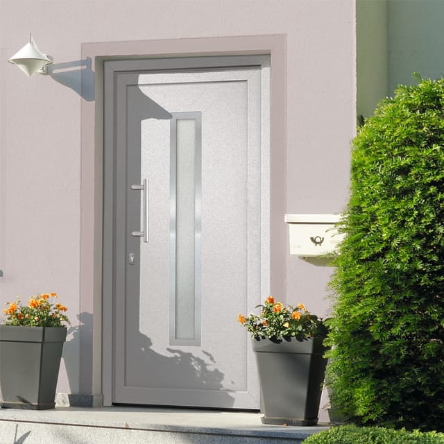 vidaXL Haustür Weiß 108x200 cm 279227