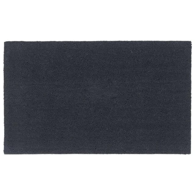 vidaXL Fußmatte Dunkelgrau 90x150 cm Kokosfaser Getuftet 155593